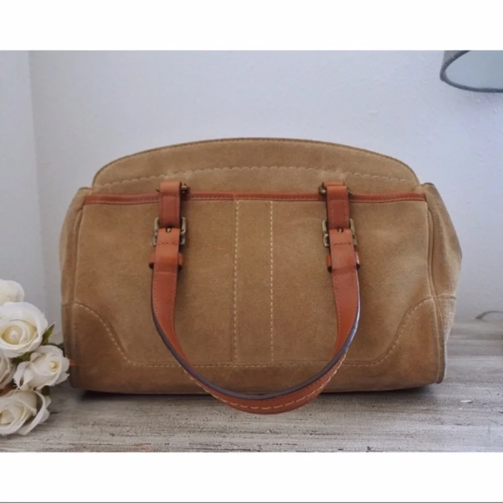 Coach | Soho Camel Suede Satchel Handbag
